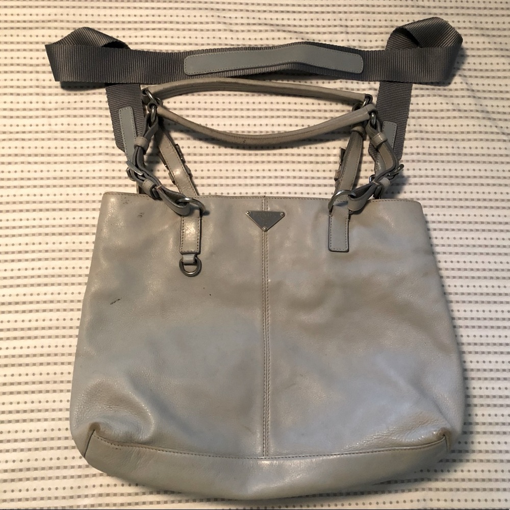 Prada leather hand/shoulder bag